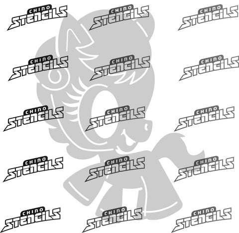 Animals Pony # 2412 Art Stencil