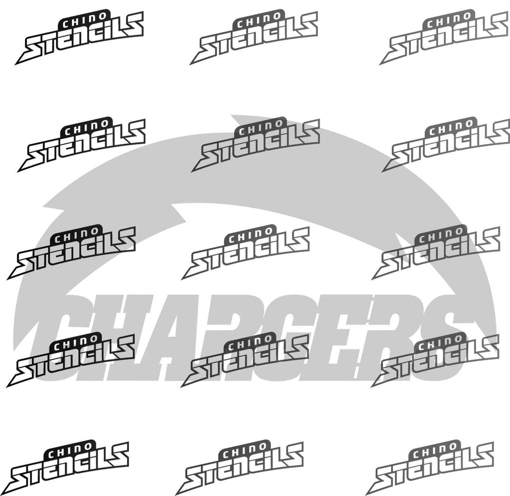 Football Chargers 2428 Art Stencil Chino Stencils football-chargers-2428-art-stencil-chino-stencils