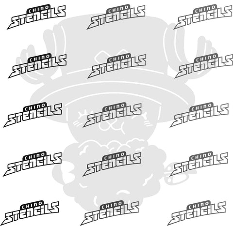 Anime Cotton Candy # 2462  art stencil