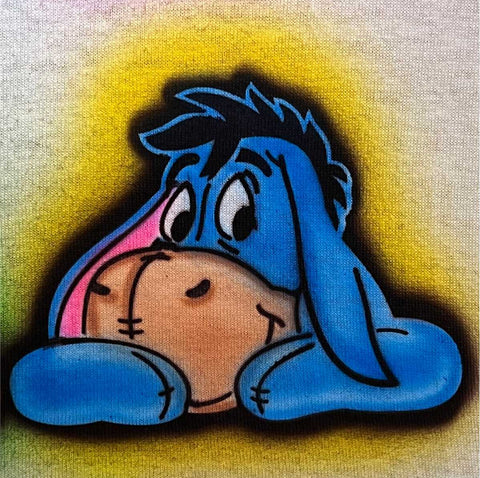 Cartoon Donkey # 2468 D Art Stencil