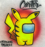 3241 Among Us Pika art stencil / template