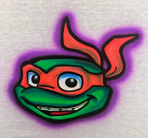 3087 ( A ) Ninja Turtle Michael Angelo art stencil / template