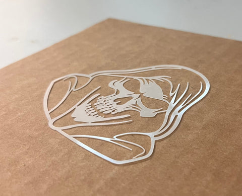 3091 Grim Reaper Skull art stencil / template