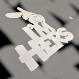 3252 I'm His and Hers art stencil / template