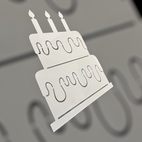 Birthday Cake # 3257 art stencil