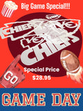 Football Chiefs Big Game  # 3260 art stencil