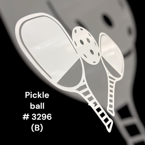 Sports Pickle Ball  # 3296 (B) art stencil Template