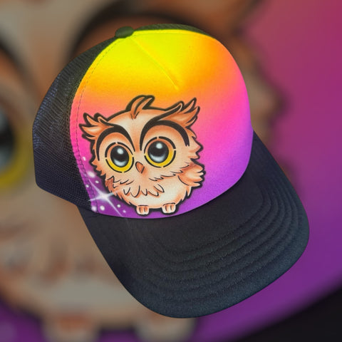 Beach / Animals Owl # 3268 art stencil / template