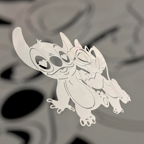 Angel & Stitch # 3314stencil Fan art l