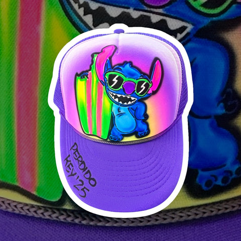 Stitch with surf board # 3310 art stencil