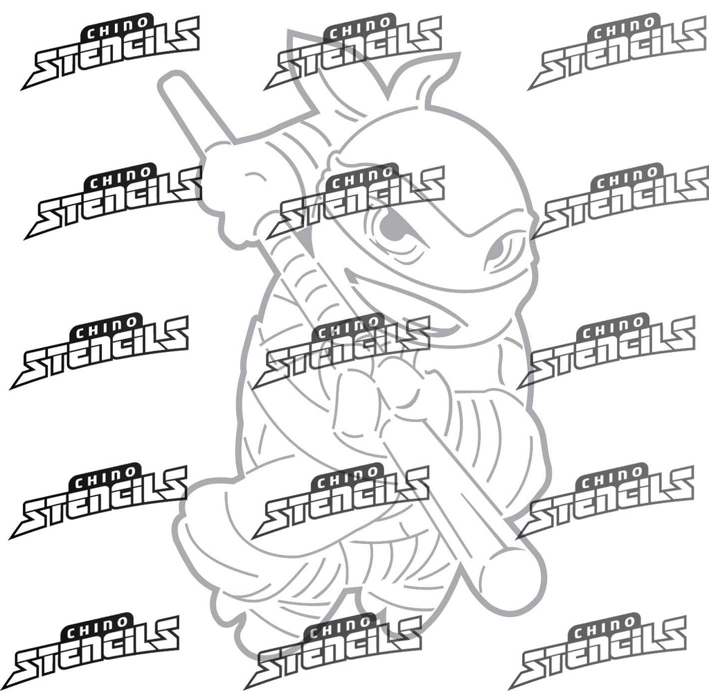 Ninja Turtle Stencil