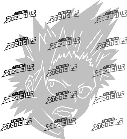 Anime Academia Kirishima  # 1976 art stencil