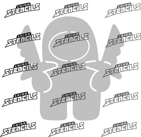 Amongst us  # 2033 G art stencil