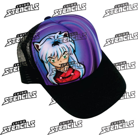 Anime Inuyasha # 2209 Fan art stencil design