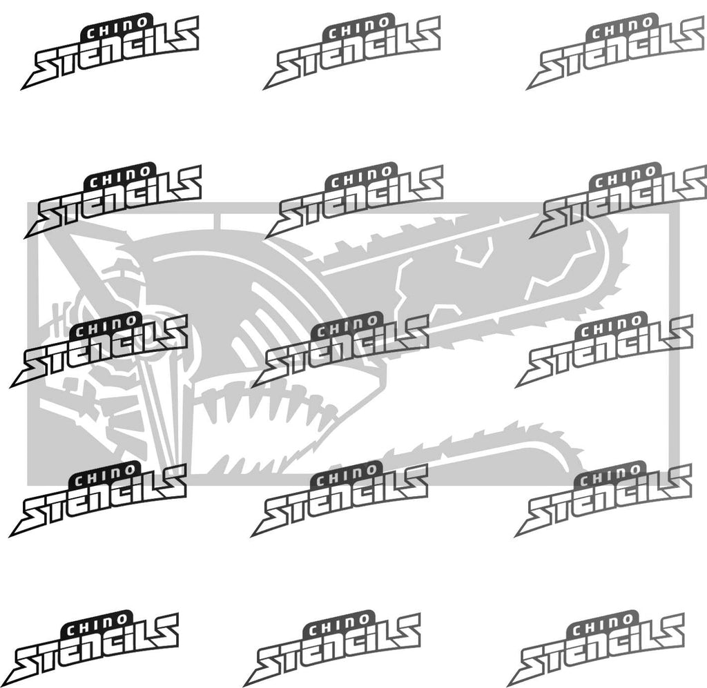 Chainsaw Man 1 2294 Art Stencil Chino Stencils chainsaw-man-1-2294-art-stencil-chino-stencils