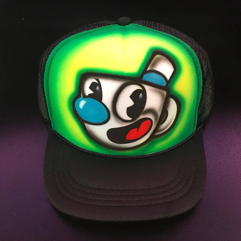 Airbrushed Hat Mug Man fan art