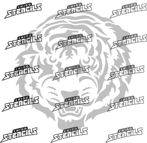 Animals Tiger 2 #629 art stencil