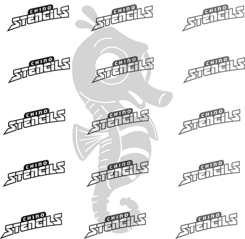 Animals Sea horse # 699 Art stencil