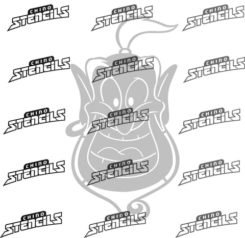 Aladin (Genie) Fan art stencil