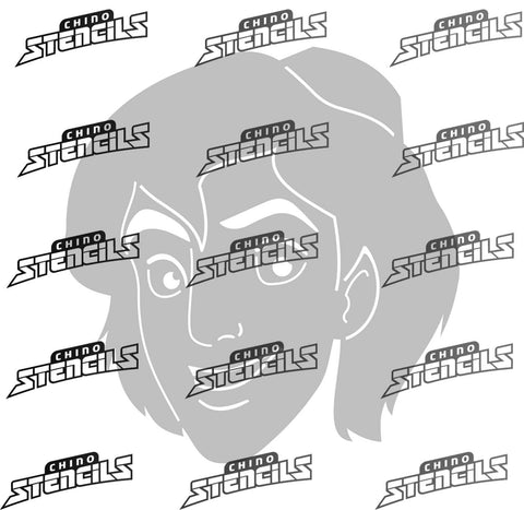 Aladin Fan art stencil