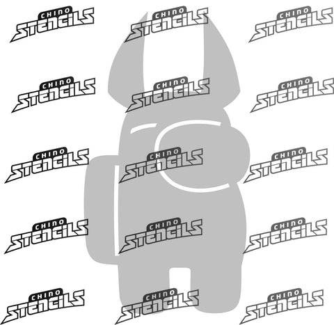 Amongst us  # 2033 C art stencil