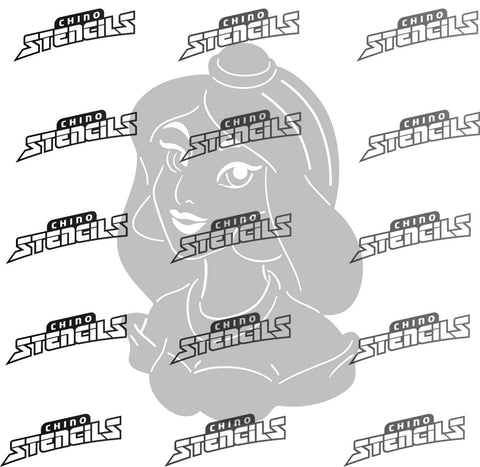 Aladin (Jasmine) Fan art stencil