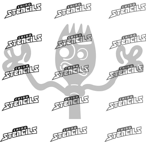 Toys (Forkie) art stencil