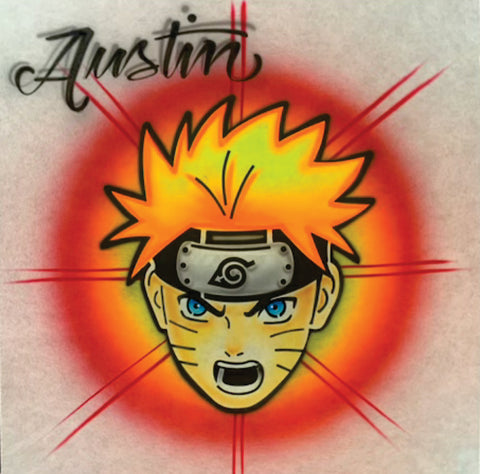 Anime Naruto # 1426 art stencil
