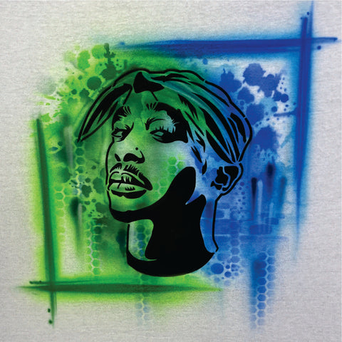 Star / Celebrities Tupac Silhoutte # 1516 art stencil