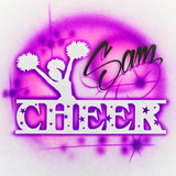 15 Cheerleader Designs - Airbrush Custom art stencil T-shirt Pack arts crafts cheer clipart