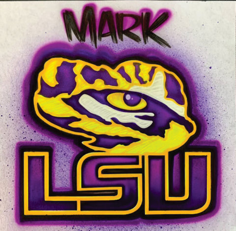 College LSU # 2234 Art Stencil