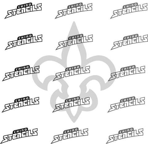 Saints Football # 2378 art stencil / template