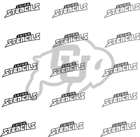 College Colorado Buffalo # 2409 Art Stencil