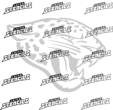 Football Jaguars  # 2422 art stencil
