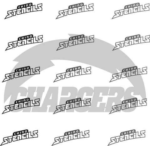 Football Chargers # 2428 art stencil