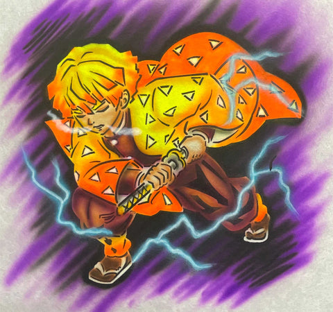 Anime Zenitsu ( Demon Slayer ) # 2456 art stencil