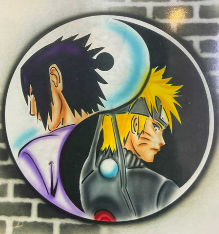 Anime Naruto Yin Yang  # 2464 ( A ) art stencil
