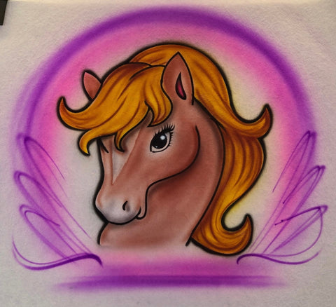 Horse Head (PC) # 1957 art stencil / template