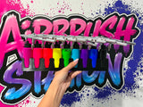 10CGR 10 count Airbrush Bottle Rack for 2oz chino stencils standard bottles