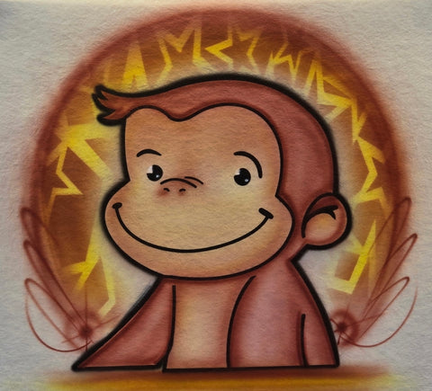 Curious George  # 1953 art stencil