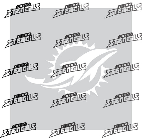 Pro Football Dolphins # 577 ( B ) art stencil / template