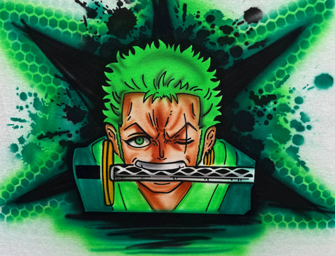 Anime One Piece Zoro # 2281 art / Stencil