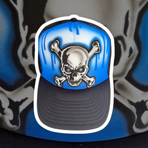 Skull Cross Bones # 11 Art Stencil