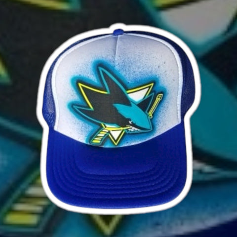 Sports Hockey Sharks # 1816 art stencil