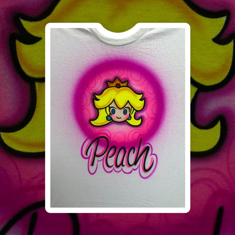 Mario Princess Peach # 1388 (P) art stencil