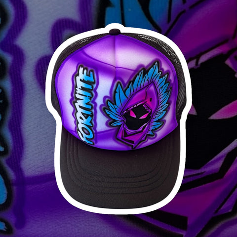 Gamer Raven #1566 Hat airbrush art stencil hobby template Fan art gift