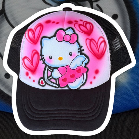 HK kitty with Wings # 2227stencil Fan art