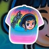 Demon Hunter Head designs # 3357 Fan art stencil / Template