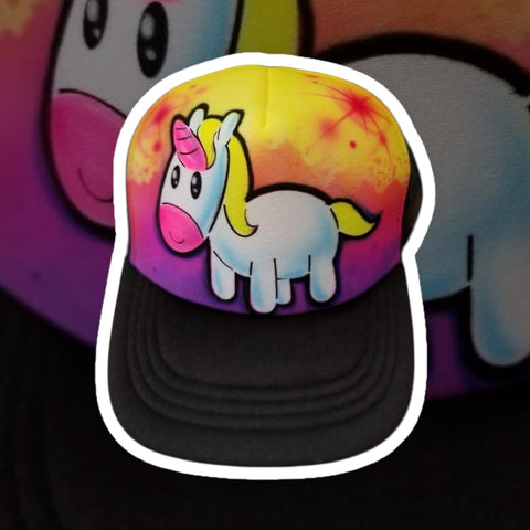 Unicorn Fluffy # 2077 art stencil / template