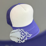 Sports Baseball w/ Flame # 3373 art stencil
